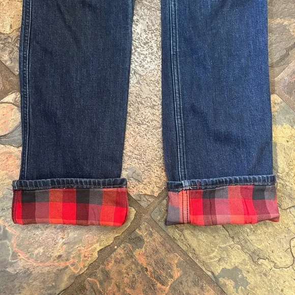 Carhartt Flannel Lined Straight Leg Jeans - Picture 4 of 10